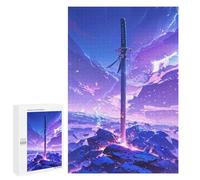 Puzzle 1000 PCS The Purple Shock Blade Puzzles pour Adultes, Jouet, Décoration Murale, Motif À Assembler, Idéal comme Cadeau pour Toute La Famille 1000 PCS