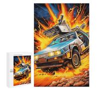 Puzzle 1000 PCS Time Machine Adventure Puzzles pour Adolescents - Anti-Stress - Défi Éducatif - Idée Cadeau Et Anniversaire Unique 1000 PCS