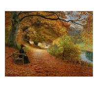 PUZZLE 1000 PCS UN CHEMIN BOISE EN AUTOMNE