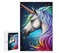 Puzzle 1000 PCS Unicorn Rainbow Puzzles pour Adultes, Jouet, Décoration Murale, Motif À Assembler, Idéal comme Cadeau pour Toute La Famille 1000 PCS