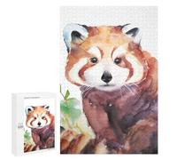 Puzzle 1000 PCS Wild Red Panda Puzzles pour Adultes, Jouet, Décoration Murale, Motif À Assembler, Idéal comme Cadeau pour Toute La Famille 1000 PCS