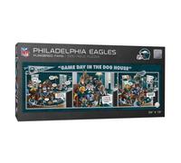 Puzzle 1000 pi ces de la NFL Philadelphia Eagles de YouTheFan : journ e de match dans la niche du chien
