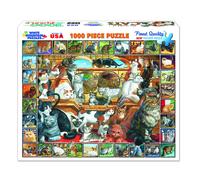 Puzzle 1000 pi ces - Le Monde des Chats - White Mountain Puzzles