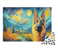 Puzzle 1000 Pièces 100% Recyclé Berger Allemand, Famille & Éducation, Challenging & Tous Âges, Fête & Puzzle, Jeu & Vacances, 52x38cm/1000pcs