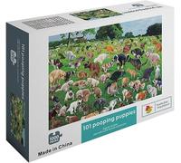 Puzzle 1000 Pièces - 101 Chiots Qui Font Caca - Réduction du Stress avec les Chiens Pooping Dogs - Farce drôle