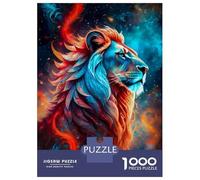 Puzzle 1000 Pièces A Close Up of Mystic Lion Puzzle Adulte, Casse-tête, Découpe De Précision, Cadeau Unique pour Anniversaire Et Noël 70x50cm/1000pcs