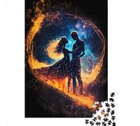 Puzzle 1000 pièces "A Dance In Space" pour adultes, puzzles en bois, cadeaux d'Halloween, puzzles pour adultes, jeu éducatif, défi, jouet, 1000 pièces (75 x 50 cm)