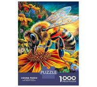 Puzzle 1000 Pièces Abeille pour Adultes Et Enfants Difficile DIY Jigsaw Puzzle, Familial-Activité Manuelle 70x50cm/1000pcs