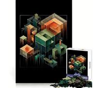 Puzzle 1000 pièces Abstraction Urbaine pour Adolescents Développe la mémoire et favorise Un Sentiment de détente Découpe Fine Surprise Festive (50x75cm)