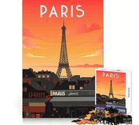 Puzzle 1000 pièces Ados parisiens Entraînement Intelligent,Loisirs,évasion,découpe Impeccable,Art,Cadeau de Noël (50x75cm)
