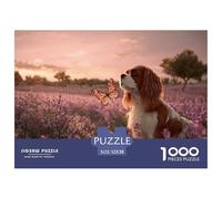 Puzzle 1000 Pieces Adulte Au Thème Canin, Alliant Puzzle Chien Et Style Stitch - Un Puzzle 1000 Pieces Animaux De Haute Qualité 52x38cm/1000pcs