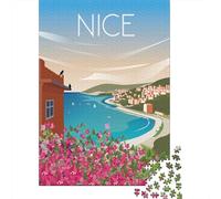 Puzzle 1000 Pièces Adulte avec Nice 1, 38x26cm/1000pcs | Comme idée cadeau de Noël : Puzzle 1000 pièces adulte ; pour un cadeau qui reste agréable bien après les fêtes.
