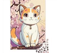 Puzzle 1000 Pièces Adulte Chat Japonais 1000 Pièces (38x26cm)