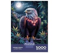 Puzzle 1000 Pièces Adulte, Eagle in The Twilight, Soirée en Famille, Cadeau pour Amateurs De Puzzle, Pièces Durables, 52x38cm/1000pcs