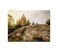 Puzzle 1000 Pièces Adulte en Papier，Cathédrale d’Helsinki，Premium Puzzle dès 14 Ans（38x26cm）-AS36