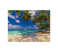 Puzzle 1000 Pièces Adulte en Papier，Maldives - Un Paradis de rêve dans l’océan Indien，Premium Puzzle dès 14 Ans（38x26cm）-G36