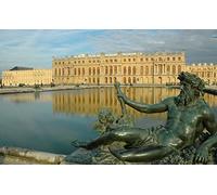 Puzzle 1000 Pieces Adulte Le Château De Versailles Et La Sculpture Humaine 75 * 50Cm