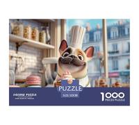 Puzzle 1000 Pieces Adulte Le Chien Heureux - Fusionne l'amour des Animaux Et Le Style du Puzzle Chien Et Puzzle Stitch 1000 Pieces 52x38cm/1000pcs