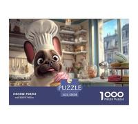 Puzzle 1000 Pieces Adulte Le Chien Heureux - Fusionne l'amour des Animaux Et Le Style du Puzzle Chien Et Puzzle Stitch 1000 Pieces 52x38cm/1000pcs