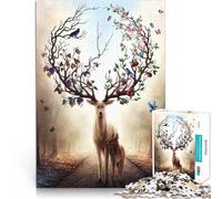 Puzzle 1000 pièces Adulte Les Saisons changent Fabriqué en Carton pour Les 14 Ans et Plus Jeu Familial pour et Une œuvre d'art。Taille：38x52cm/14.96x20.47pouce