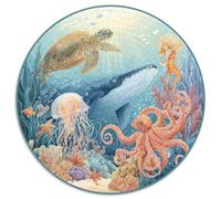 Puzzle 1000 Pièces Adulte Monde Marin Mystérieux - Plongez dans L’océan avec Ce Puzzle 1000 Pièces. Design Réaliste, Pièces De Qualité Et Défis Adaptés Aux Adultes. Idéal pour Les Amateurs De Puzzles