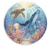 Puzzle 1000 Pièces Adulte Monde Marin - Plongez Dans Une Aventure Sous-marine Captivante Avec Ce Puzzle 1000 Pièces. Design Vibrant Avec Poissons, Coraux Et Baleines. Idéal Pour Les Passionnés De Natu