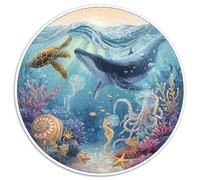 Puzzle 1000 Pièces Adulte Monde Marin - Plongez Dans Une Aventure Sous-marine Captivante Avec Ce Puzzle 1000 Pièces. Design Vibrant Avec Poissons, Coraux Et Baleines. Idéal Pour Les Passionnés De Natu