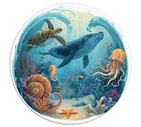 Puzzle 1000 Pièces Adulte Monde Marin - Plongez Dans Une Aventure Sous-marine Captivante Avec Ce Puzzle 1000 Pièces. Design Vibrant Avec Poissons, Coraux Et Baleines. Idéal Pour Les Passionnés De Natu
