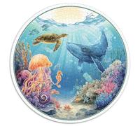 Puzzle 1000 Pièces Adulte Monde Marin - Plongez Dans Une Aventure Sous-marine Captivante Avec Ce Puzzle 1000 Pièces. Design Vibrant Avec Poissons, Coraux Et Baleines. Idéal Pour Les Passionnés De Natu