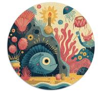 Puzzle 1000 Pièces Adulte Monde Marin - Plongez Dans Une Aventure Sous-marine Captivante Avec Ce Puzzle 1000 Pièces. Design Vibrant Avec Poissons, Coraux Et Baleines. Idéal Pour Les Passionnés De Natu