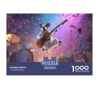 Puzzle 1000 Pieces Adulte, Ode Aux Animaux Et Au Chien Fidèle - Intègre des Éléments De Puzzle Chien Et Puzzle Stitch 1000 Pieces 70x50cm/1000pcs