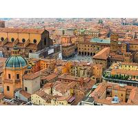 Puzzle 1000 Pieces Adulte Panorama des Bâtiments De La Piazza Bologna Italie 75 * 50Cm