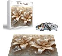 Puzzle 1000 Pièces Adulte Puzzle Lis Puzzles Classiques, 1000 Pièces Jeu éducatif défi Jouet Puzzles Fleur Art Jeu Occasionnel Jouets Décor Cadeau Intéressants Ami De La Famille Approprié S-10