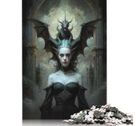 Puzzle 1000 Pièces Adulte Reine Dragon Famille en Papier Défi Mental 1000 Pièces (38x26cm)