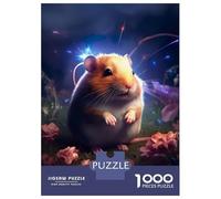 Puzzle 1000 Pièces Adulte, Tiny Hamster on Mars, Divertissement Intérieur, Divertissement D’Hiver, Pièces Haute Qualité, 52x38cm/1000pcs