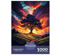 Puzzle 1000 Pièces Adulte, Tree of Light, Divertissement Intérieur, Divertissement D’Hiver, Pièces Haute Qualité, 70x50cm/1000pcs