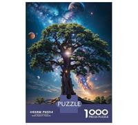 Puzzle 1000 Pièces Adulte, Tree of Light, Soirée en Famille, Activité Familiale De Noël, Découpe Précise, 52x38cm/1000pcs