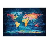 Puzzle 1000 Pièces Adultes, 75x50cm Puzzle Carte pour Adulte, Puzzles Bois avec Boite, Jeu de Puzzles Classiques Carte du Monde pour Toute la Famille, pour Décoration Maison, Idee Cadeau Femme, -8087