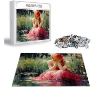 Puzzle 1000 Pièces Adultes Abstrait, Puzzles pour Adultes de Qualité Supérieure, Fille Puzzles Classiques, DIY Jeu D'Intelligence De l'art de la Décoration Moderne Maison Jeu Cadeaux de Noël B-137