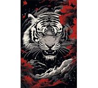 Puzzle 1000 Pieces Adultes Animal Tigre, Puzzle Impossible Difficile et Stimulant Parfait pour Les Amateurs de Puzzles Cadeau Stimulant pour Hommes Femmes Plus âgés 75 x 50 cm