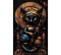 Puzzle 1000 Pieces Adultes Animaux Chats, Puzzle Impossible Difficile et Stimulant Parfait pour Les Amateurs de Puzzles Cadeau Stimulant pour Hommes Femmes Plus âgés 75 x 50 cm