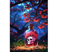 Puzzle 1000 Pieces Adultes Arbre Bouteille Fantôme 75x50 cm, Examinez Les pièces, Découvrez Les Indices et Résolvez l'enquête, Puzzle Adulte 1000 Pièces