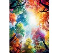 Puzzle 1000 Pieces Adultes Arbre du Soleil, Puzzle pour Adulte 1000 Pièces Jeu éducatif défi Jouet Activité Familiale Parfaite, Puzzles de Décoration Familiale