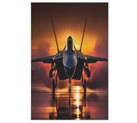 Puzzle 1000 Pièces Adultes, Avion Combattante,pour EnfFourmis,Puzzles en Bois,Décoration De La Maison 78×53cm