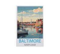 Puzzle 1000 Pièces Adultes,Baltimore Maryland,Puzzle en Papier DIY Jeu De Famille,Jeu De Team Building,Cadeau pour Les Amants Ou Les Amis(50x70cm)-FR68