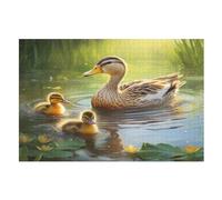 Puzzle 1000 Pièces Adultes, Canard Mignon Puzzles pour EnfFourmis, en Bois Cadeaux, Jeu Familial AmusFourmi （75×50cm）