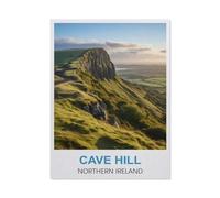 Puzzle 1000 Pièces Adultes，Cave Hill, Irlande du Nord，Puzzle en Bois DIY Jeu De Famille,Jeu De Team Building,Cadeau pour Les Amants Ou Les Amis（75x50cm）-S68