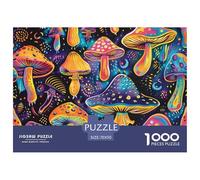 Puzzle 1000 Pieces Adultes Champignons70x50cm/1000pcs Puzzle Adulte 1000 Pièces Jeu Éducatif Défi Jouet 1000 Pièces Puzzles Picture Book Painting Adultes Enfants
