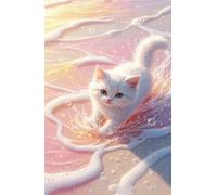 Puzzle 1000 Pieces Adultes Chat Vagues Mer 75 x 50 cm Puzzle Adulte Jeu éducatif défi Jouet Puzzle Impossible 1000 Pièces Puzzles