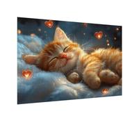 Puzzle 1000 Pièces Adultes Chats Jeu D'Intelligence, n-480 | Puzzle Adulte Amour, Défiants Impossible, Puzzles Familial, Jeu D'adresse pour Toute la Famille, Cadeau Unique